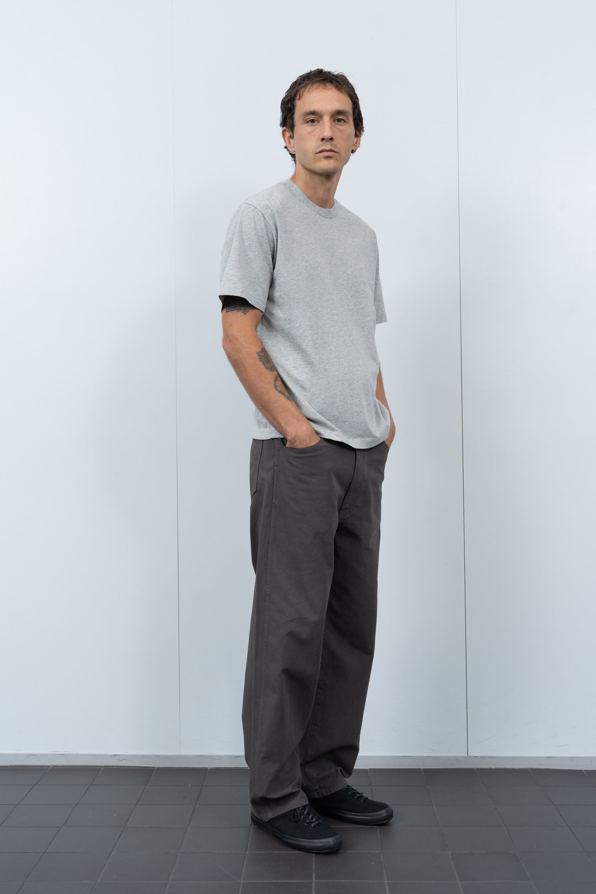 MUNICIPAL T-SHIRT - HEATHER GREY