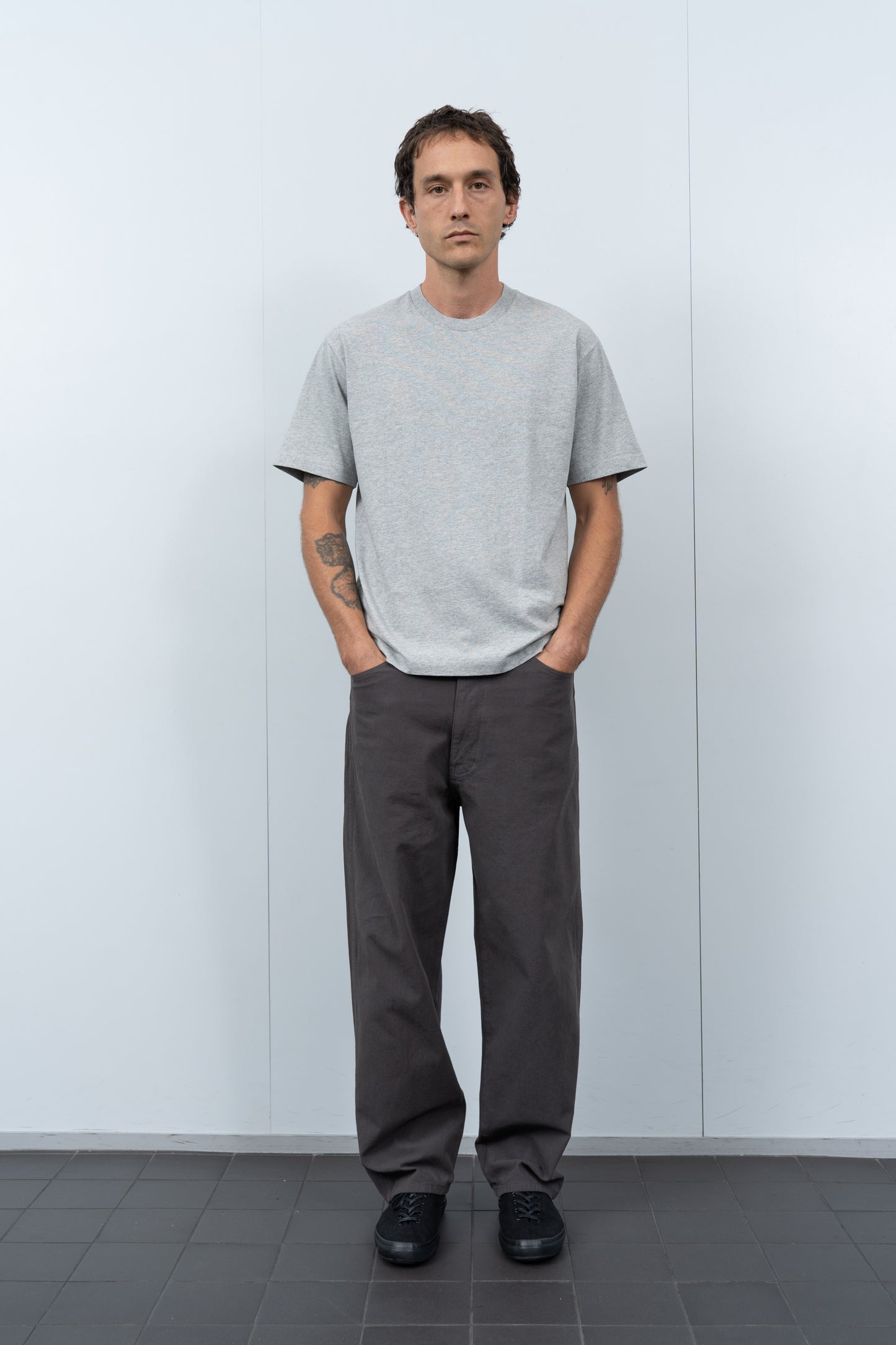 MUNICIPAL T-SHIRT - HEATHER GREY