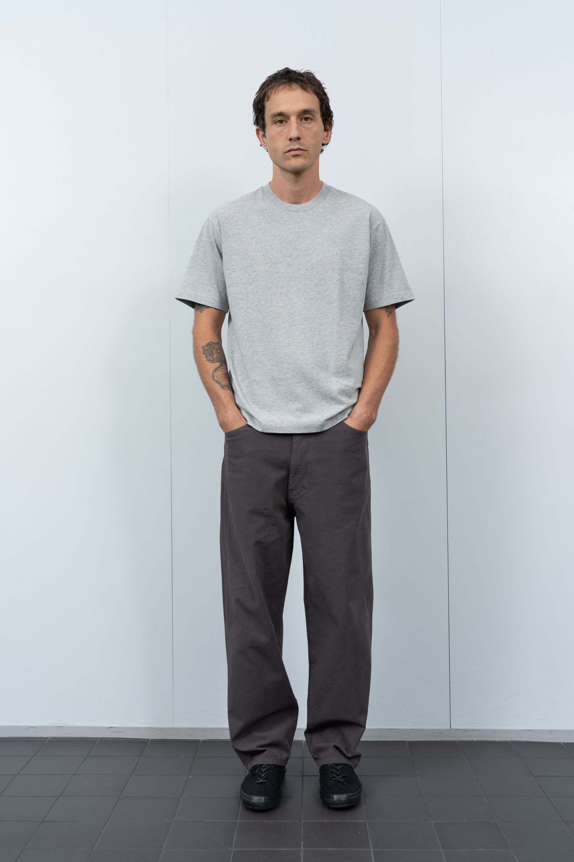 MUNICIPAL T-SHIRT - HEATHER GREY