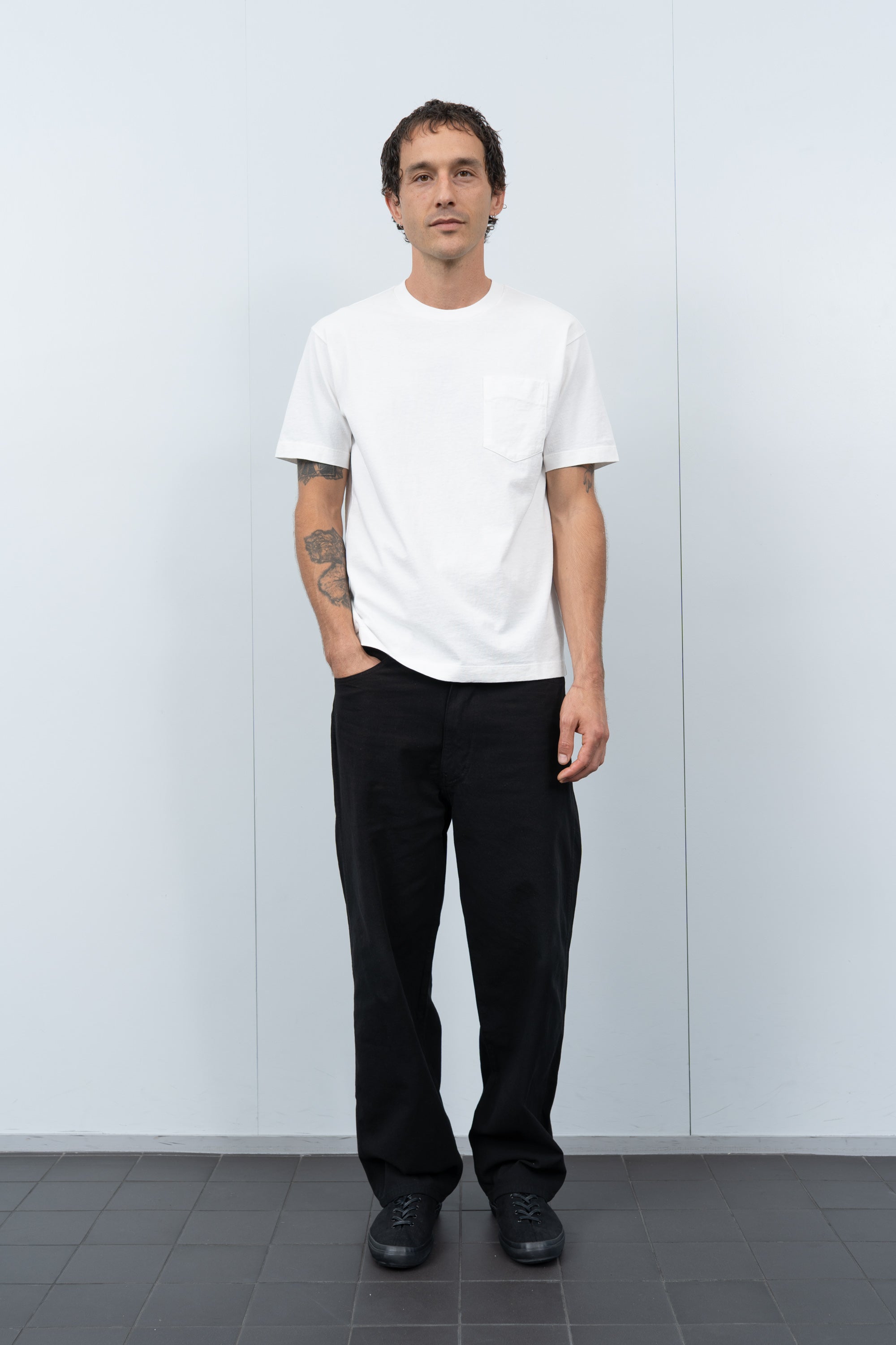 MUNICIPAL POCKET T-SHIRT - WHITE