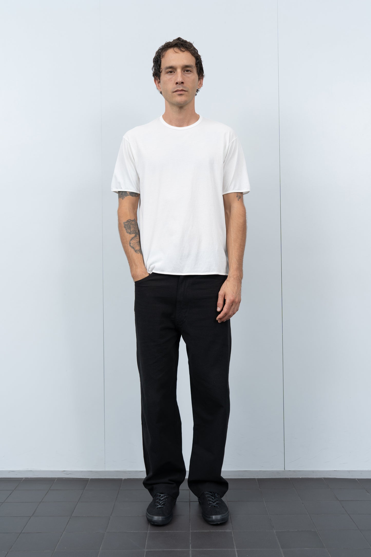 BINDED DRY-LITE T-SHIRT - WHITE