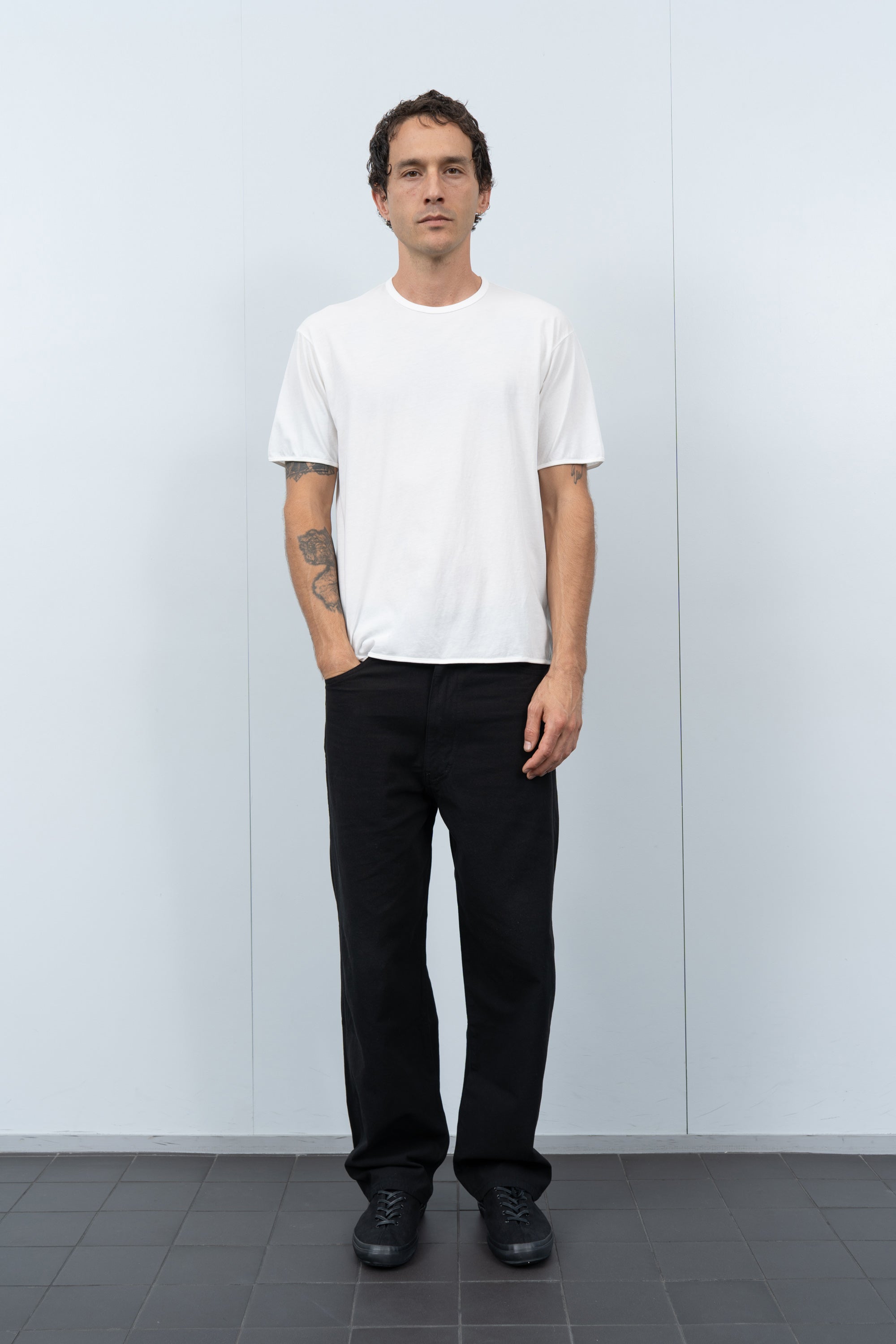 BINDED DRY-LITE T-SHIRT - WHITE