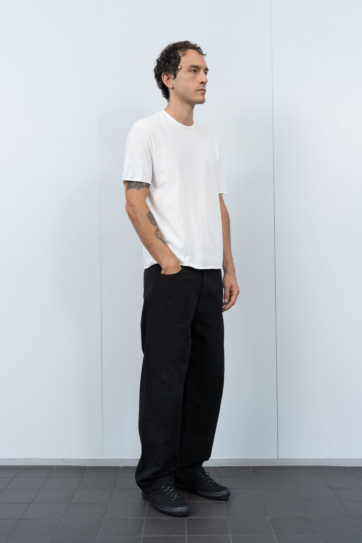 BINDED DRY-LITE T-SHIRT - WHITE