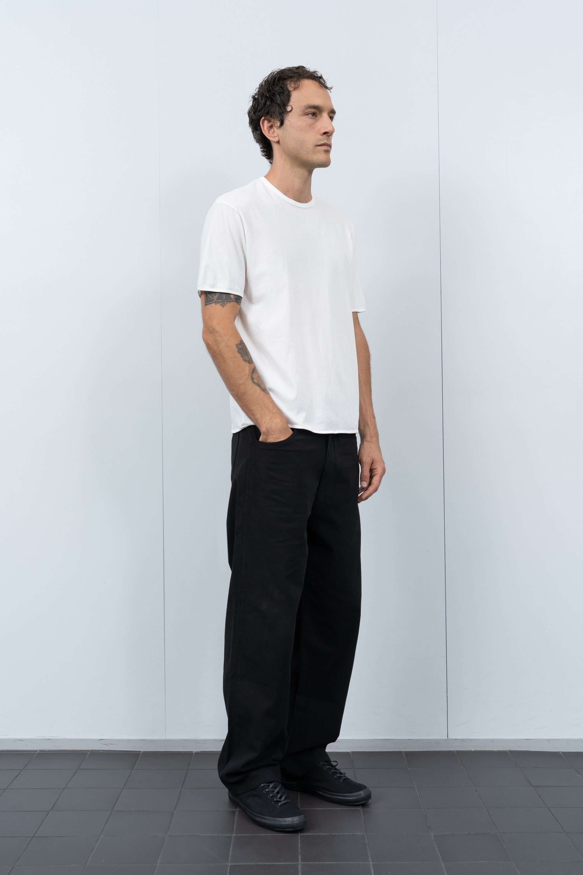 BINDED DRY-LITE T-SHIRT - WHITE