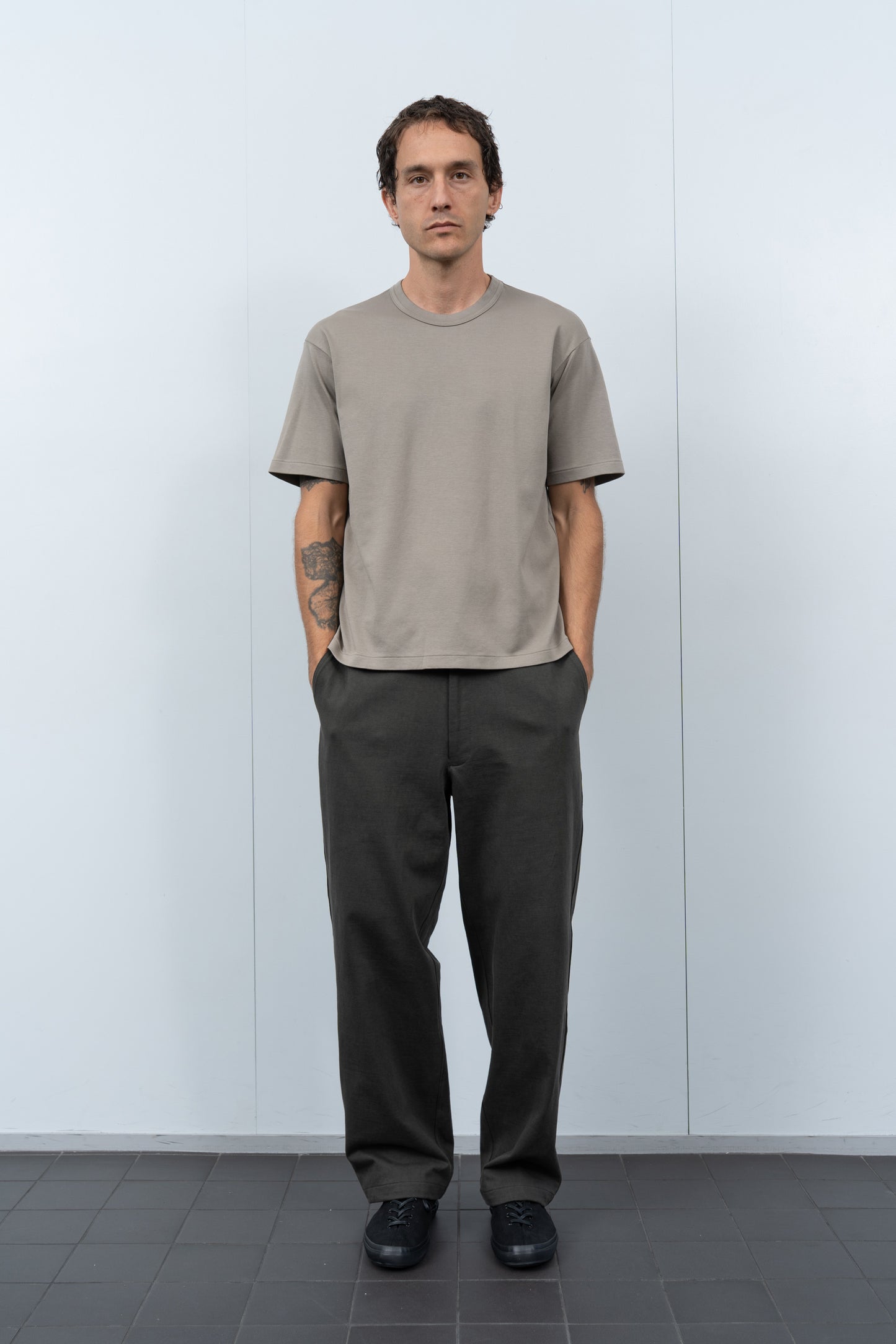 PIMA LOCK T-SHIRT - ANVIL GREY