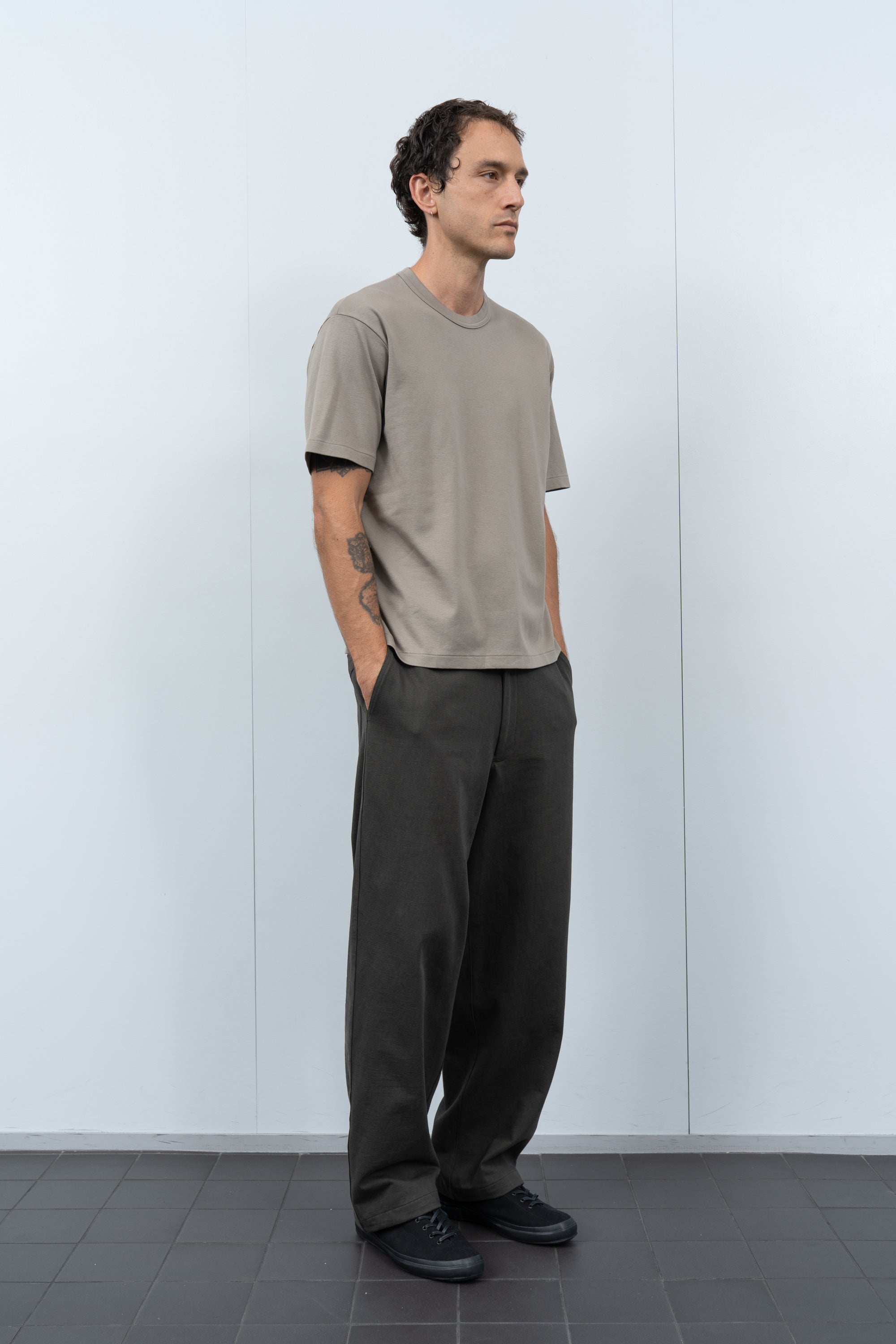 PIMA LOCK T-SHIRT - ANVIL GREY