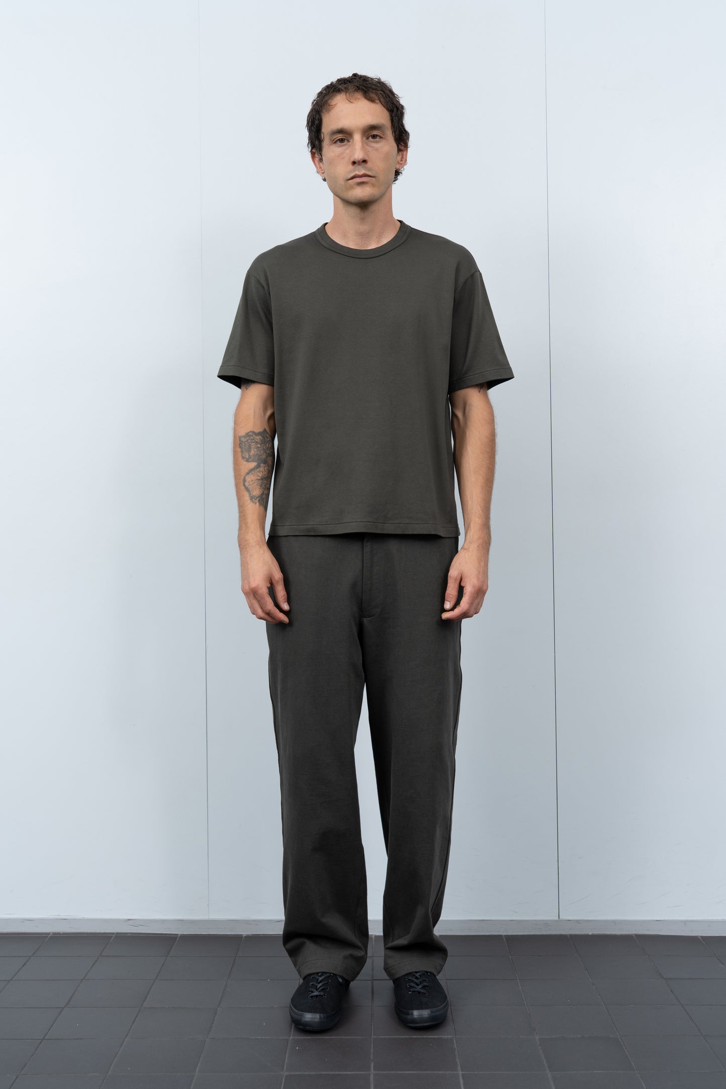 PIMA LOCK T-SHIRT - GRANITE