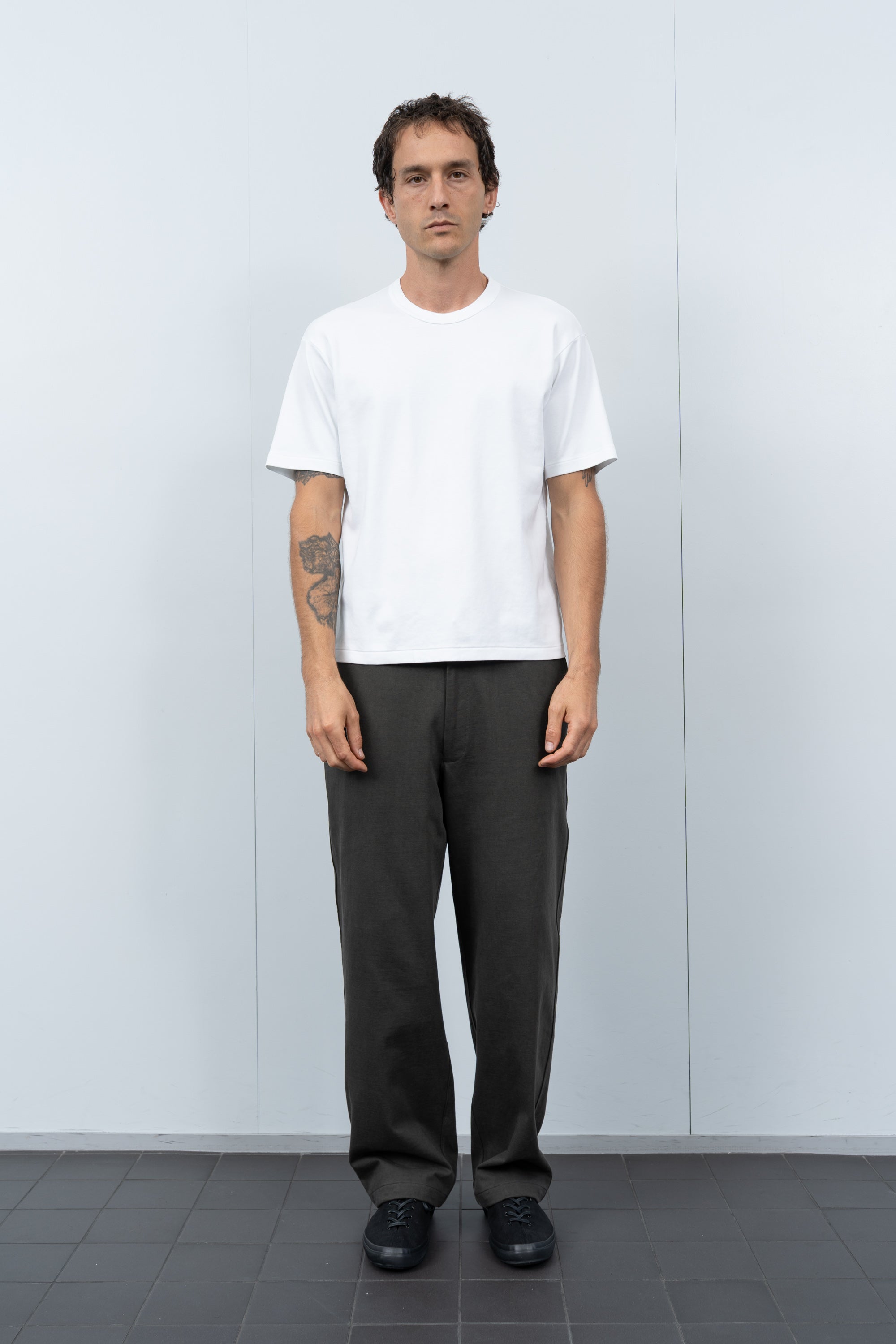 PIMA LOCK T-SHIRT - WHITE