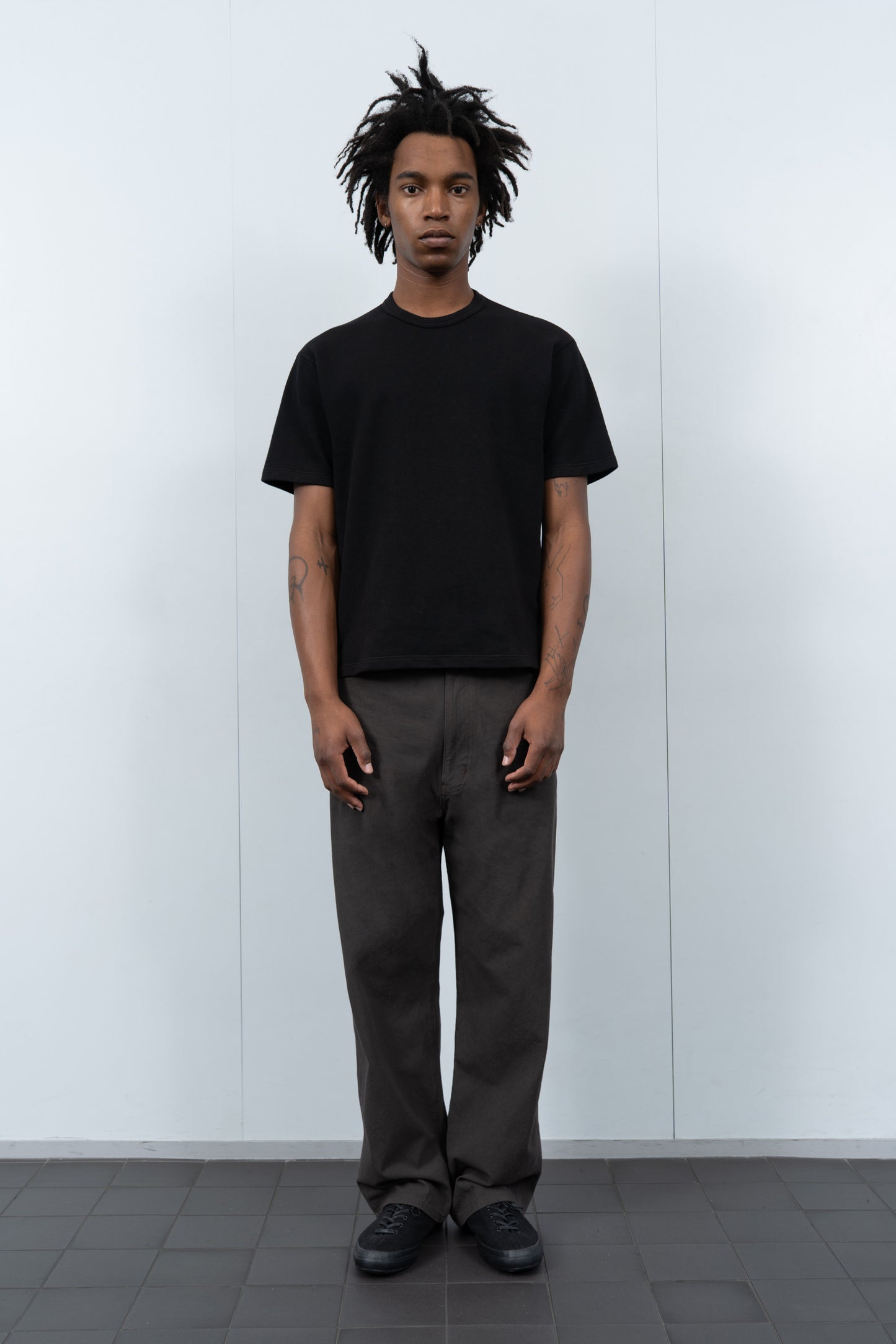 MESH T-SHIRT - BLACK