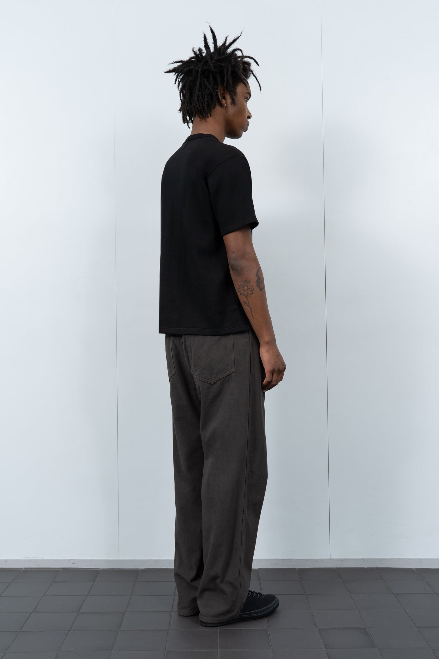 MESH T-SHIRT - BLACK
