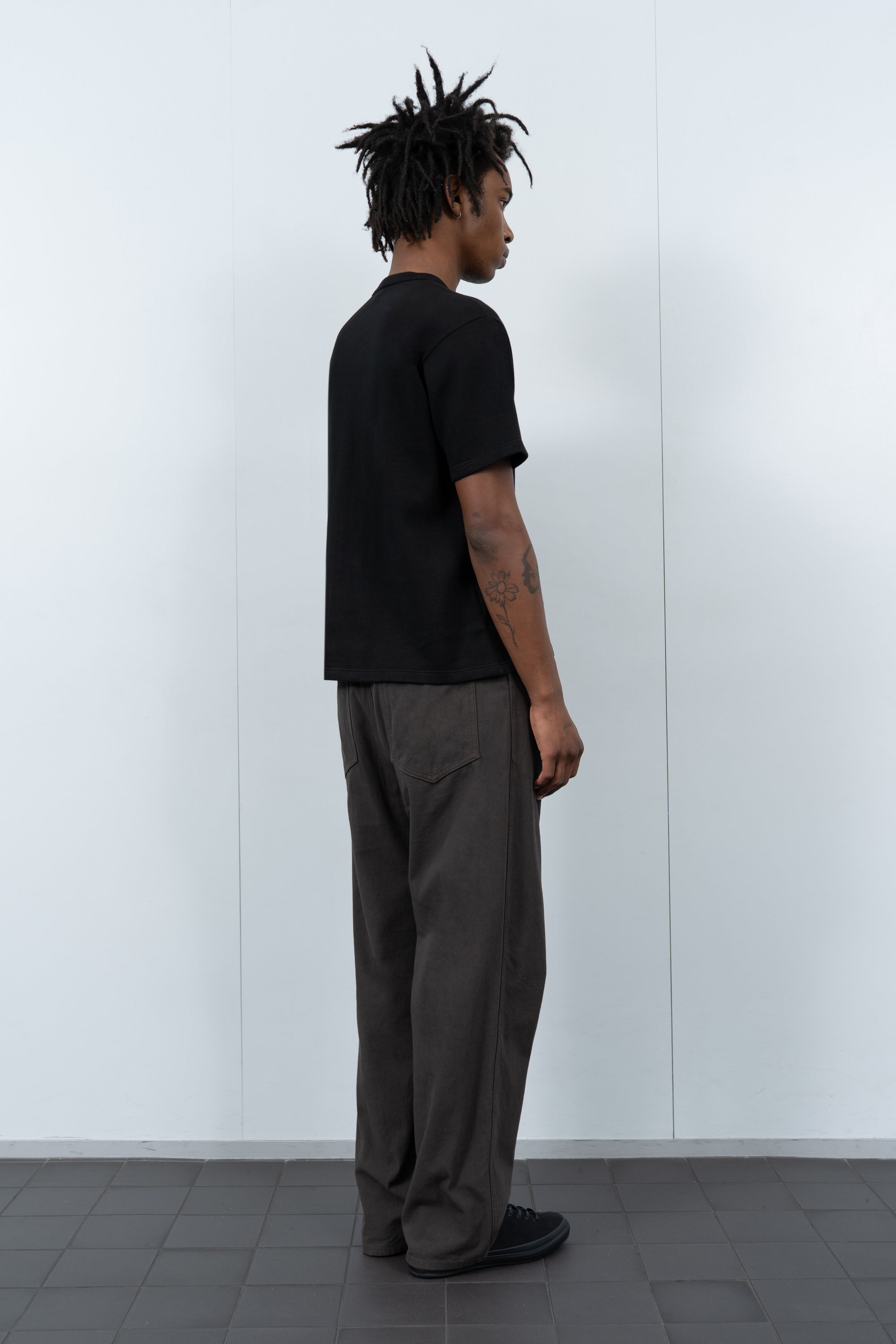 MESH T-SHIRT - BLACK