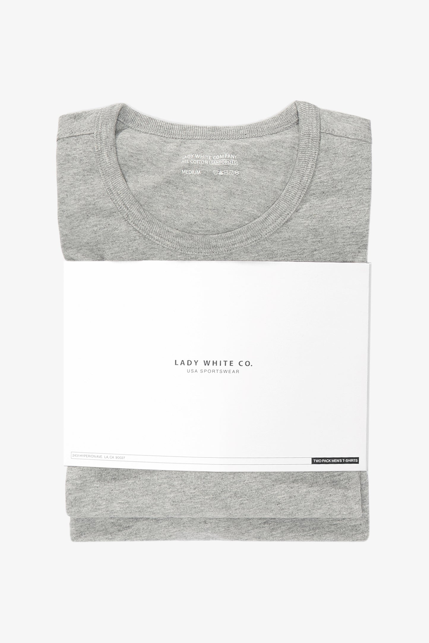 LW101 Our T-shirt 2-pack packaged