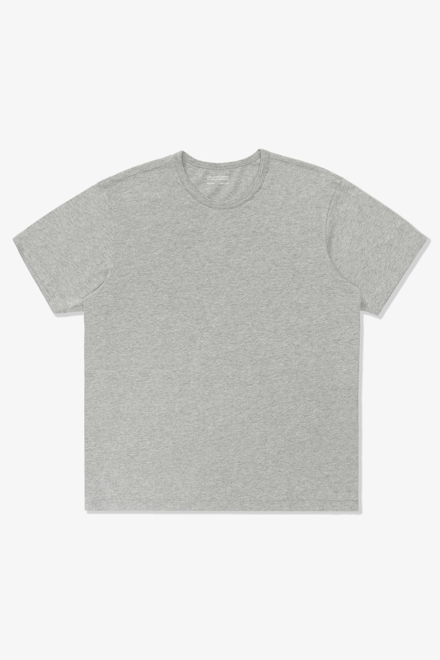 Overhead flat-lay of LW101 Our T-shirt, single