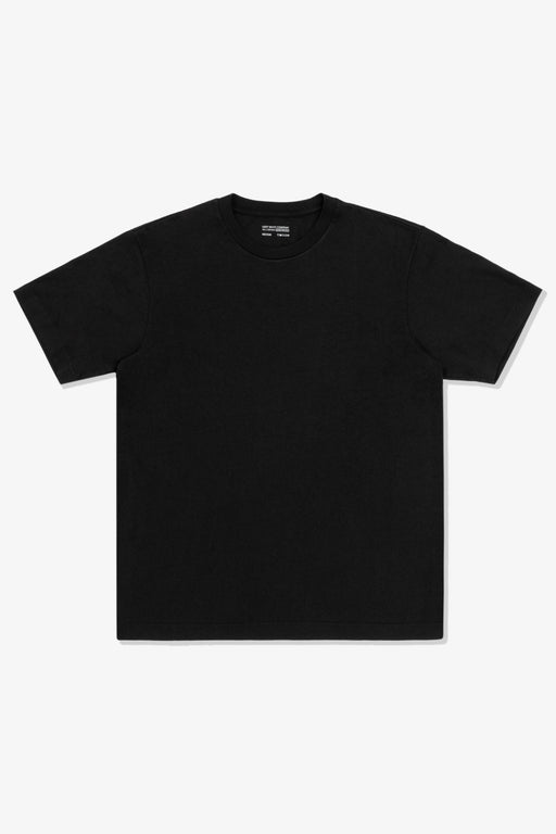 Front-facing flat overview of LW102 Municipal T-shirt in Black