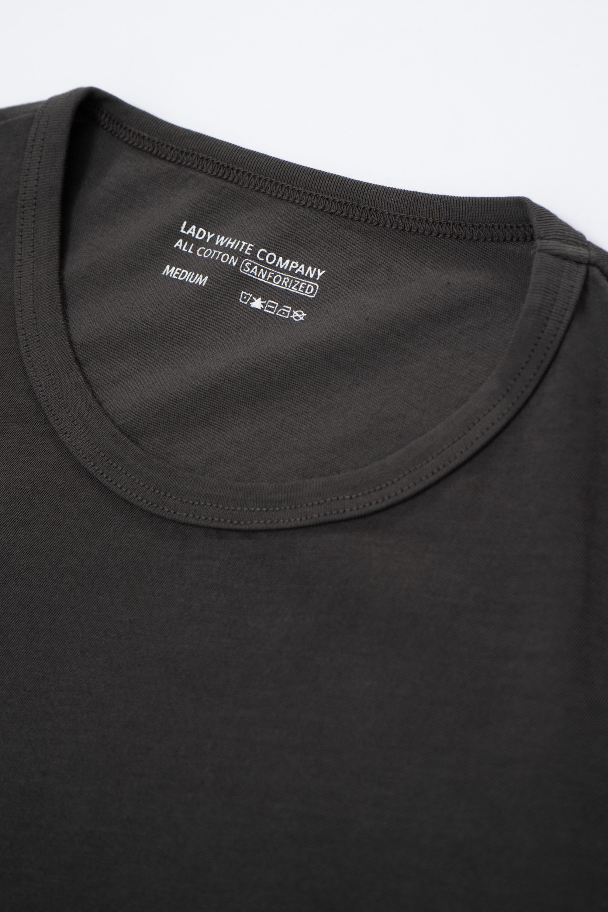 BINDED DRY-LITE T-SHIRT - FLINT