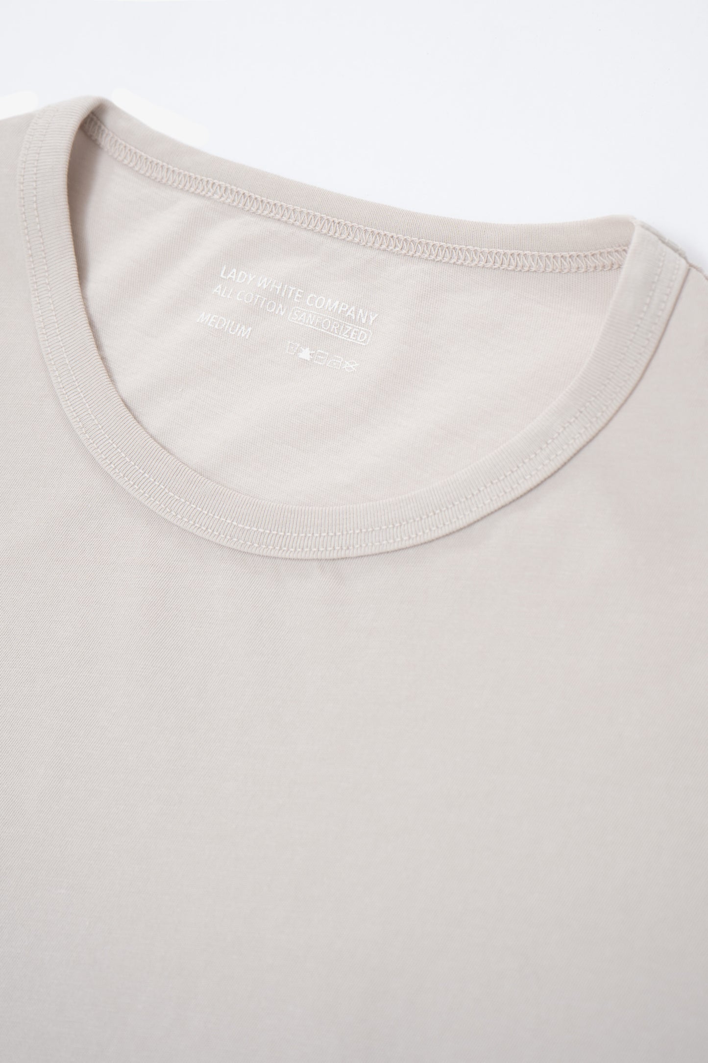 BINDED DRY-LITE T-SHIRT - SOLAR GREY