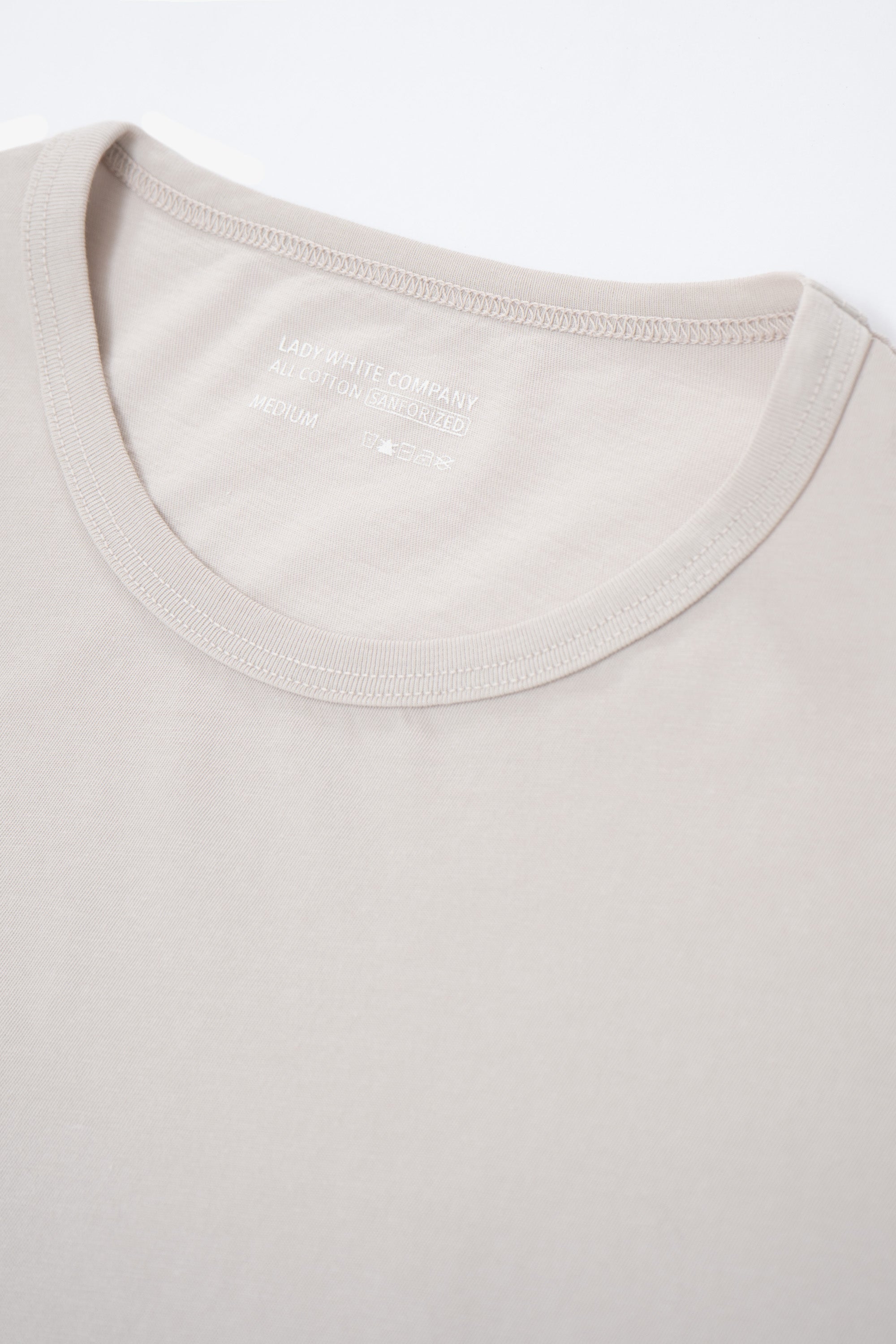 BINDED DRY-LITE T-SHIRT - SOLAR GREY