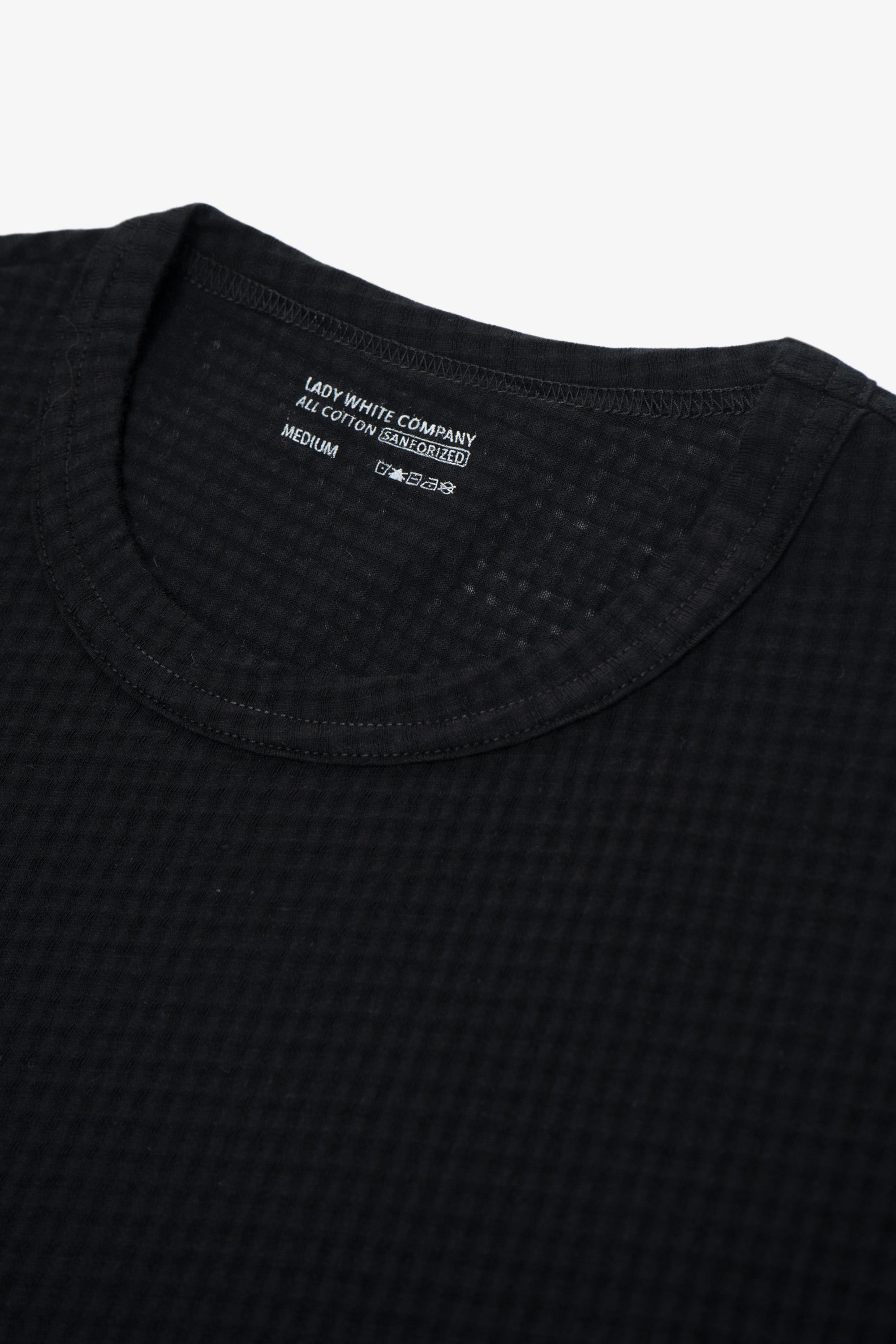 SHEER GAUZE T-SHIRT - BLACK