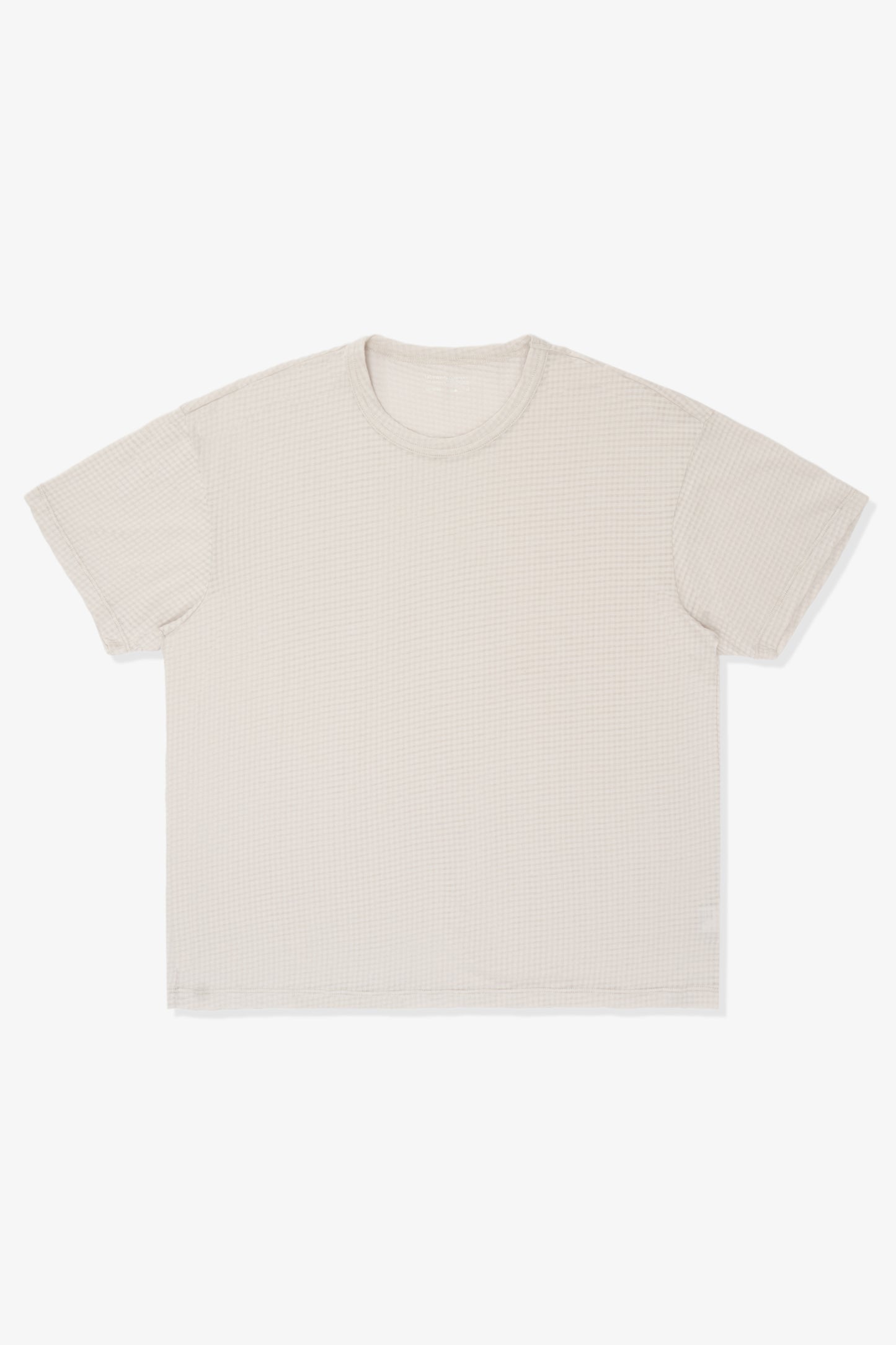 SHEER GAUZE T-SHIRT - SOLAR GREY