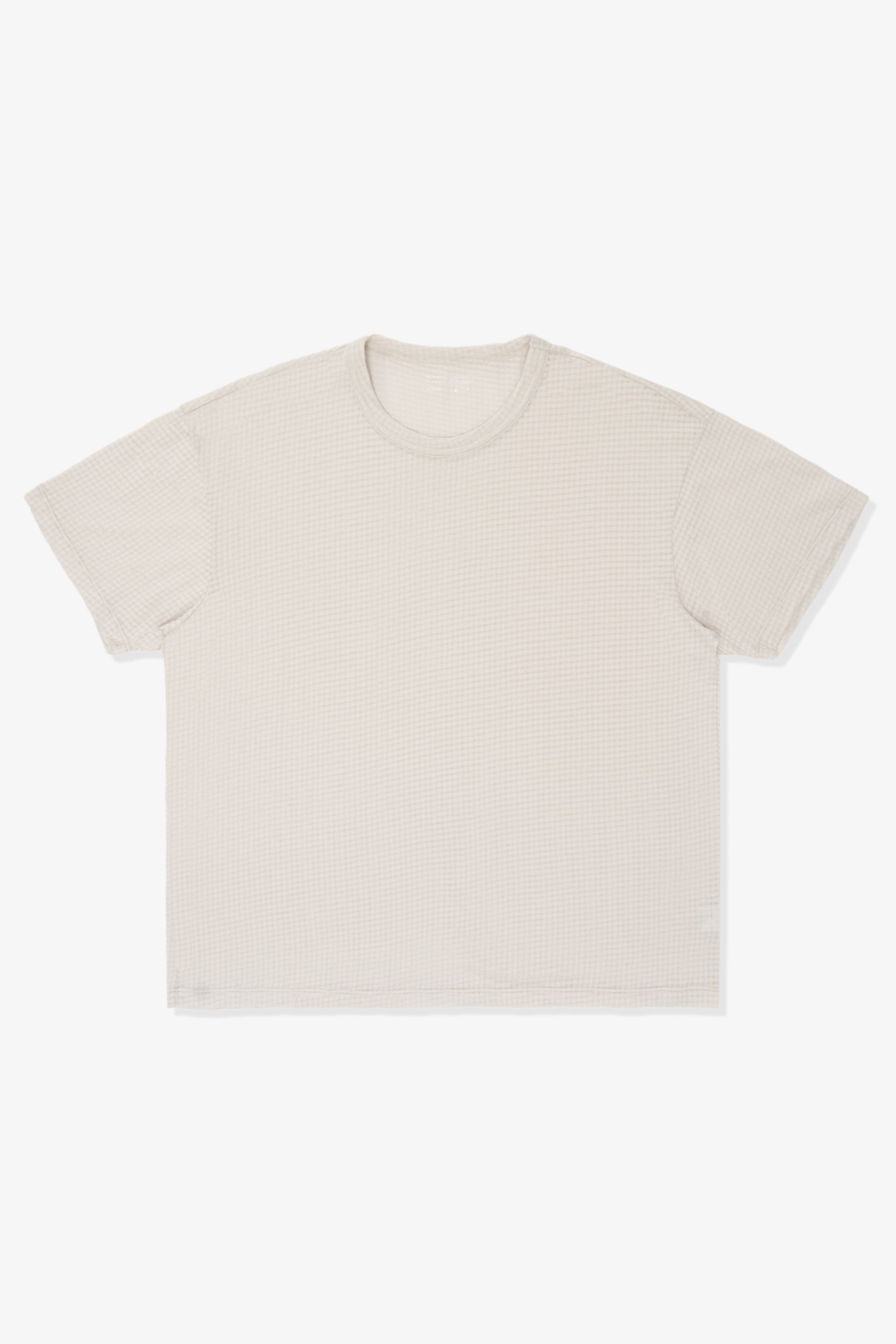 SHEER GAUZE T-SHIRT - SOLAR GREY