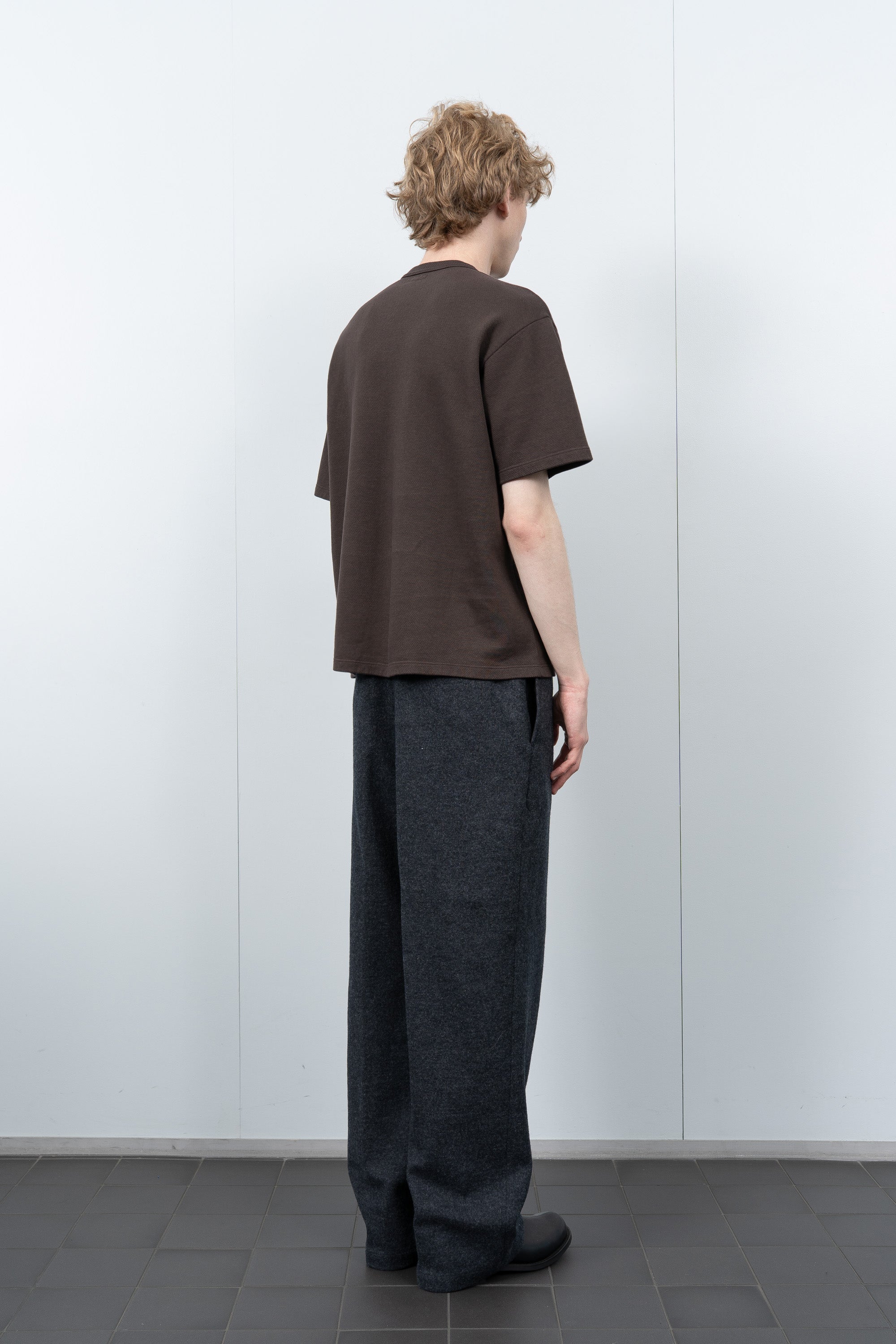 MESH T-SHIRT - BLACK MUSHROOM