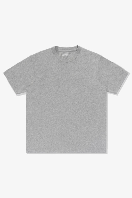 Full front-facing flat overview of LW141 Athens T-shirt in Heather Grey
