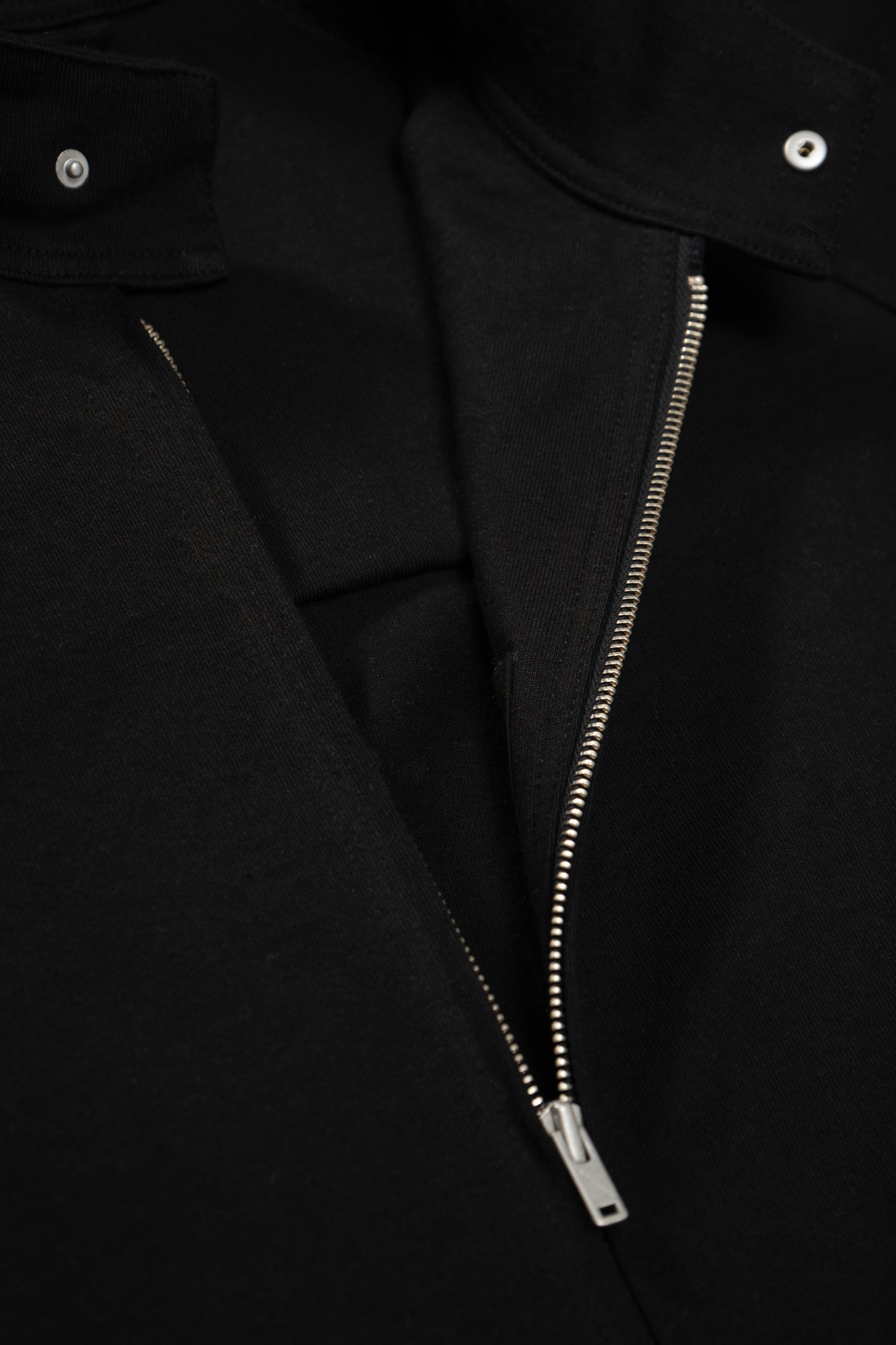 Zip detail of LW1630 Toolen Jacket in Black