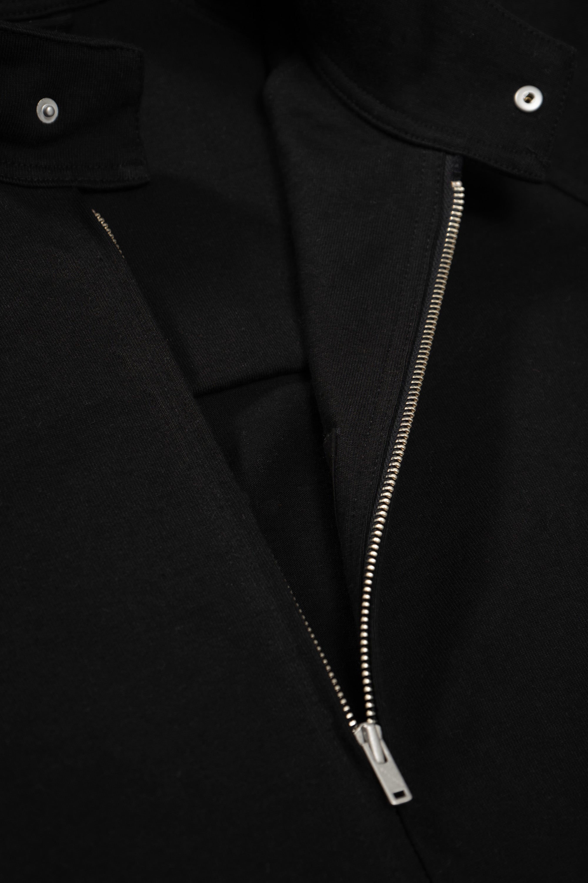 Zip detail of LW1630 Toolen Jacket in Black