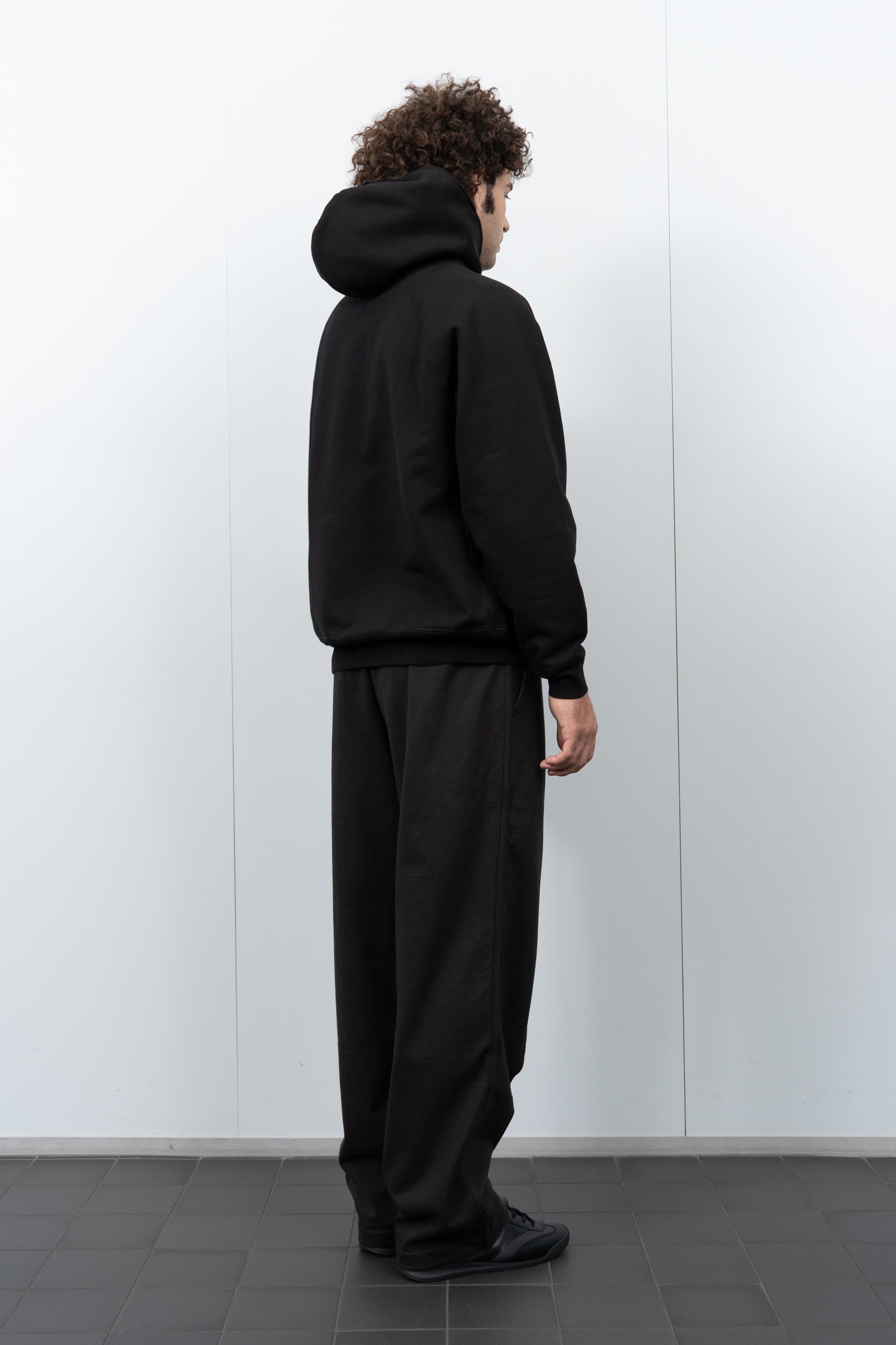 LW680 Super Weighted Hoodie on a model
