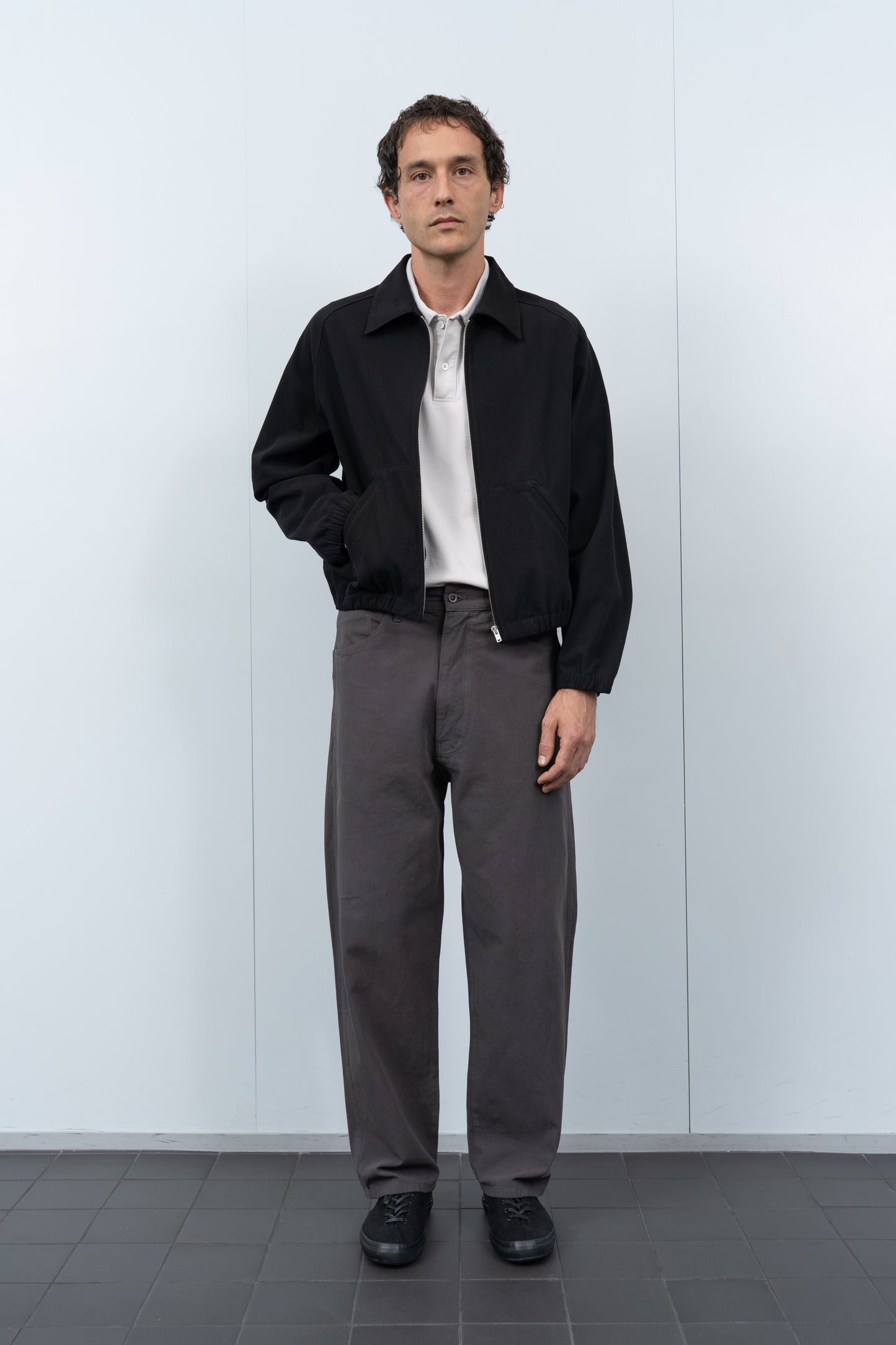 CC COACH JACKET - BLACK