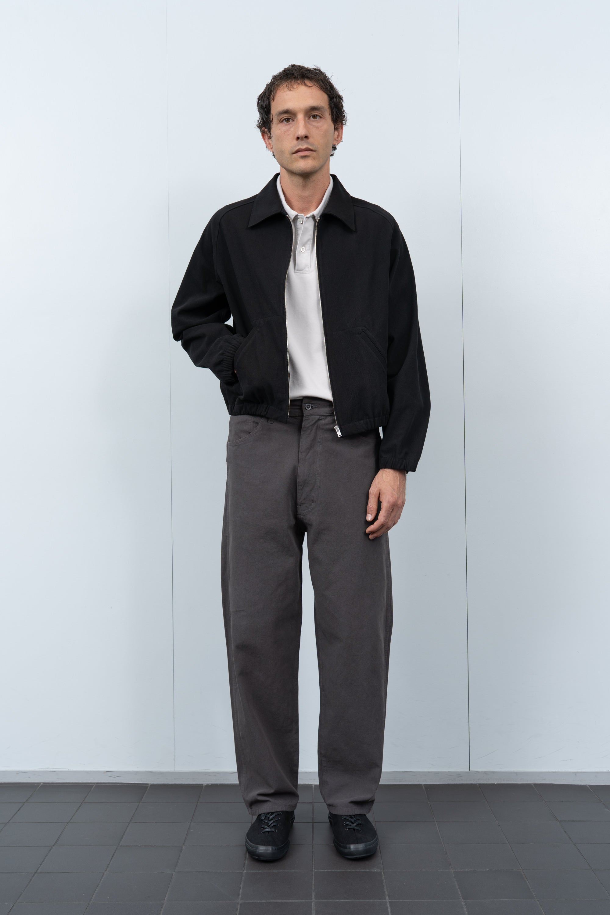 CC COACH JACKET - BLACK