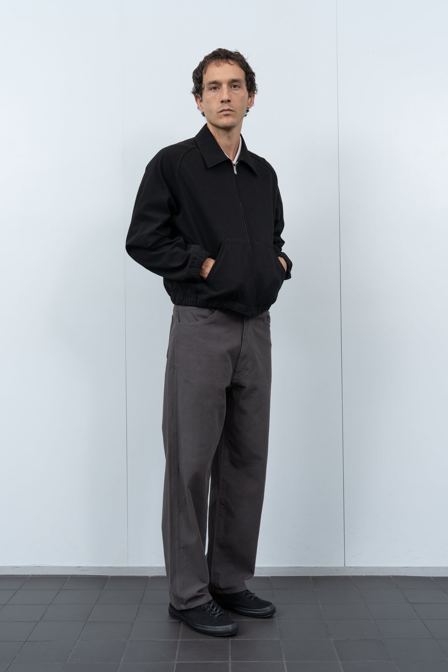 CC COACH JACKET - BLACK