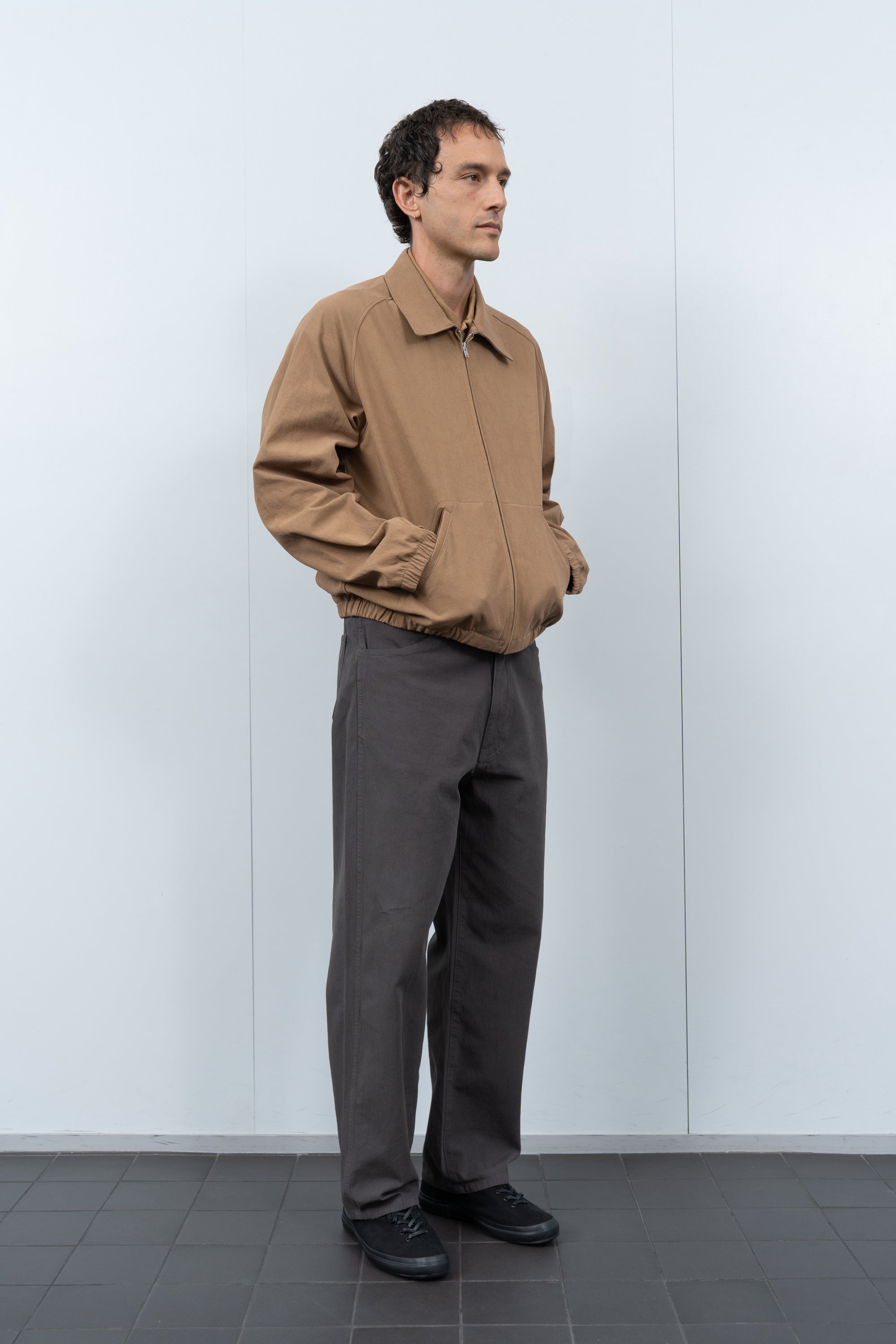 CC COACH JACKET - CASHEW