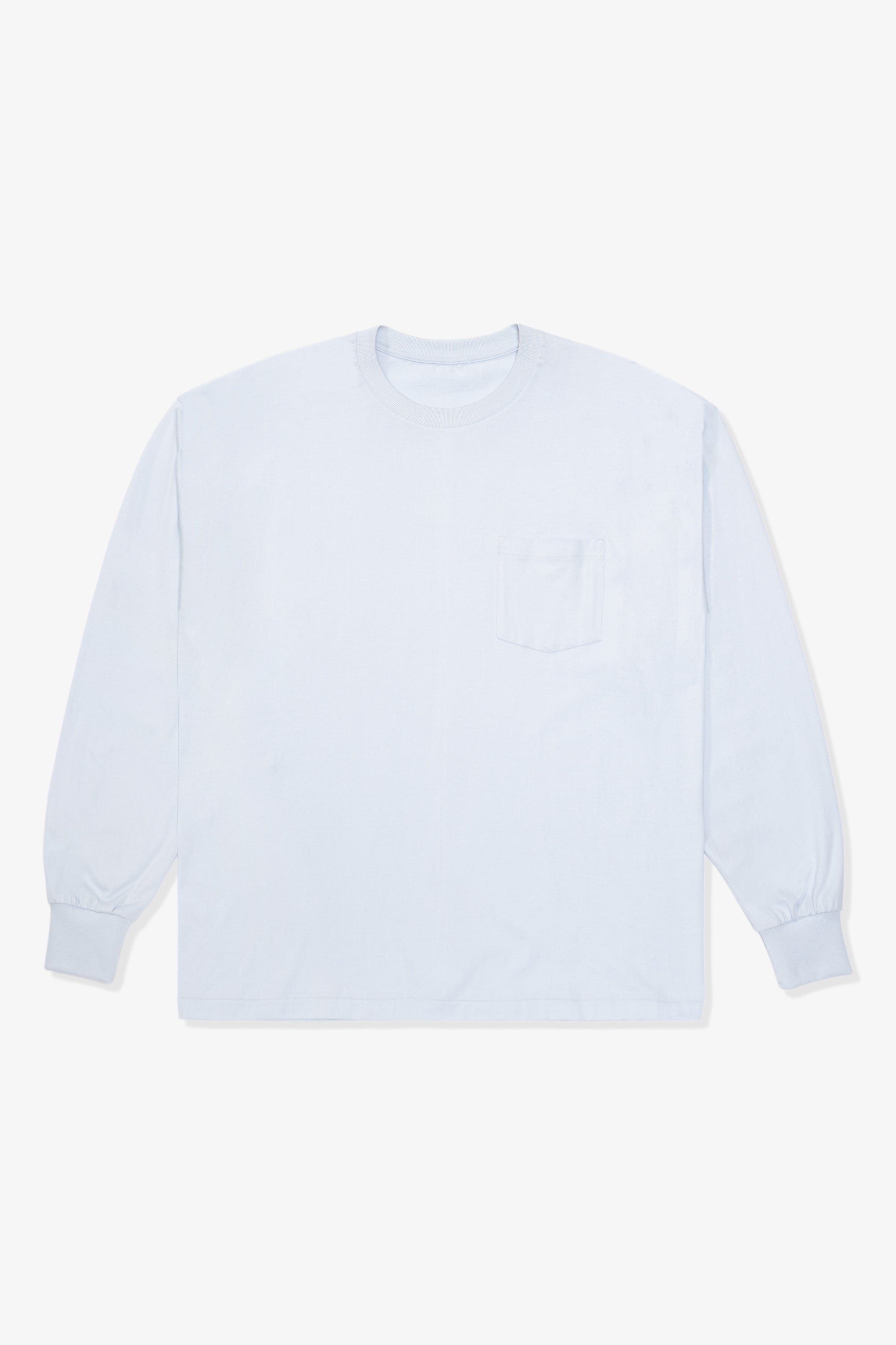 LW - C x KAPTAIN SUNSHINE L/S STRIPE T-SHIRT - BABY BLUE