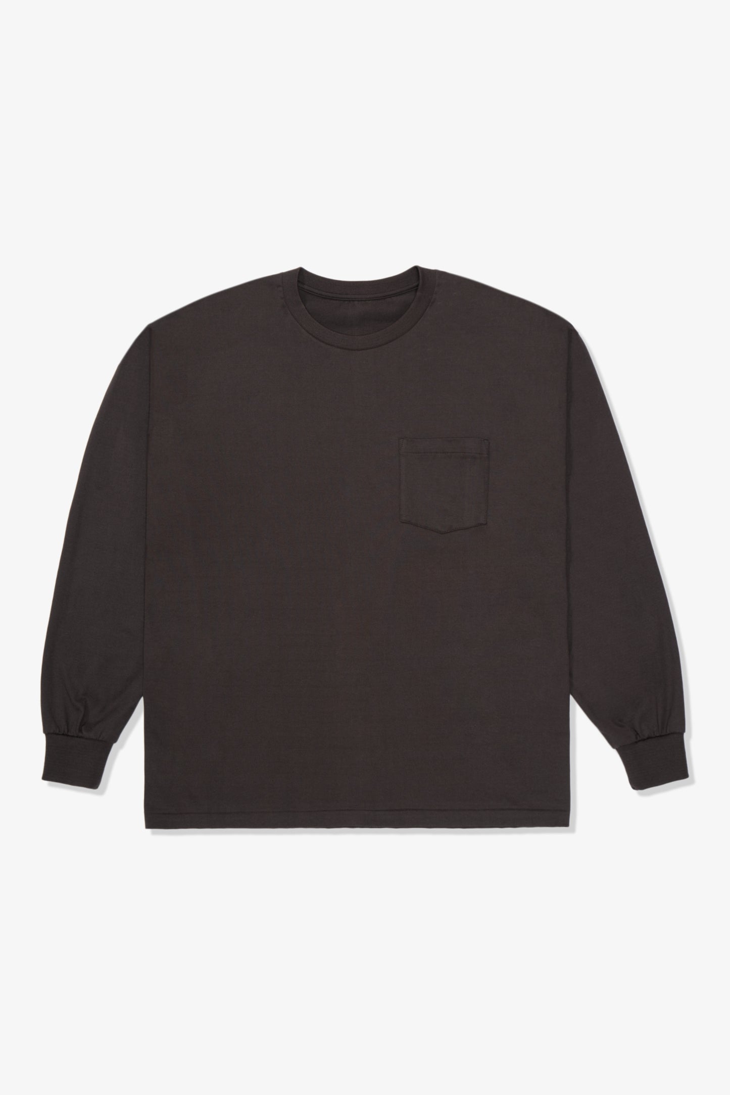 LW - C x KAPTAIN SUNSHINE L/S STRIPE T-SHIRT - GRAY