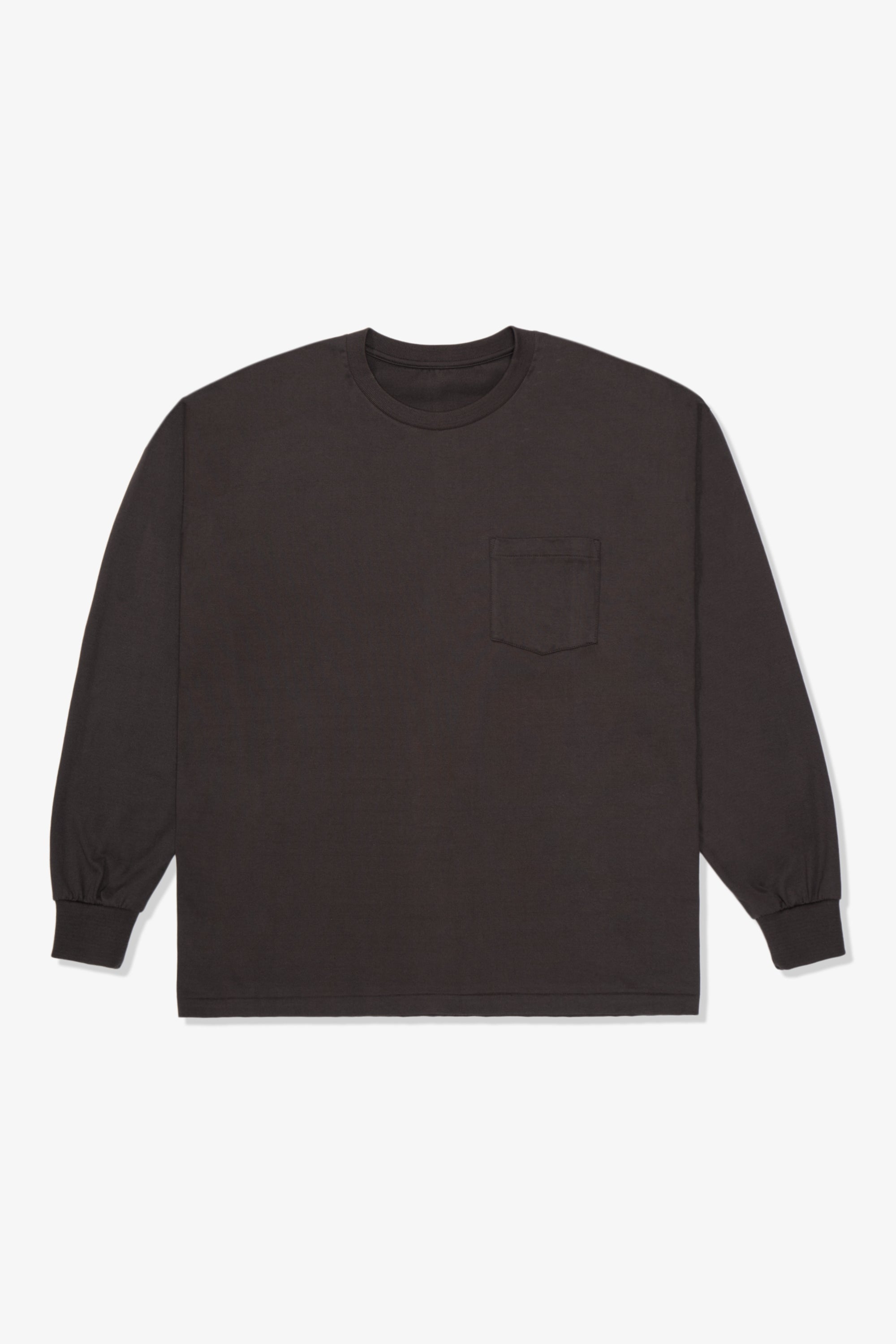 LW - C x KAPTAIN SUNSHINE L/S STRIPE T-SHIRT - GRAY