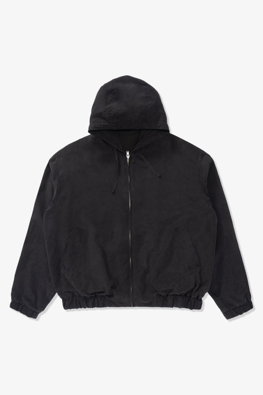 LW - C x KAPTAIN SUNSHINE SILK ZIP JACKET - NAVY