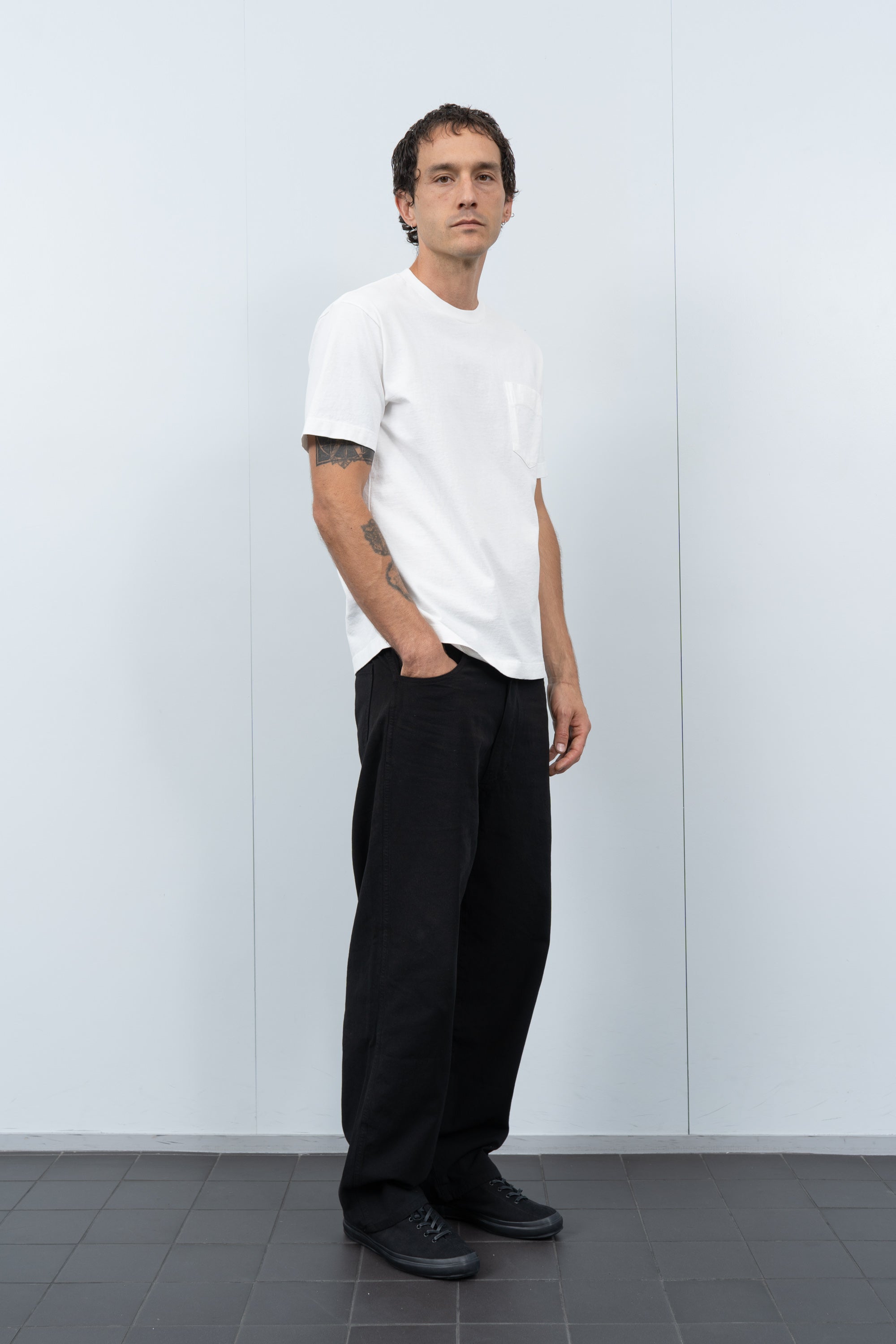 MUNICIPAL POCKET T-SHIRT - WHITE