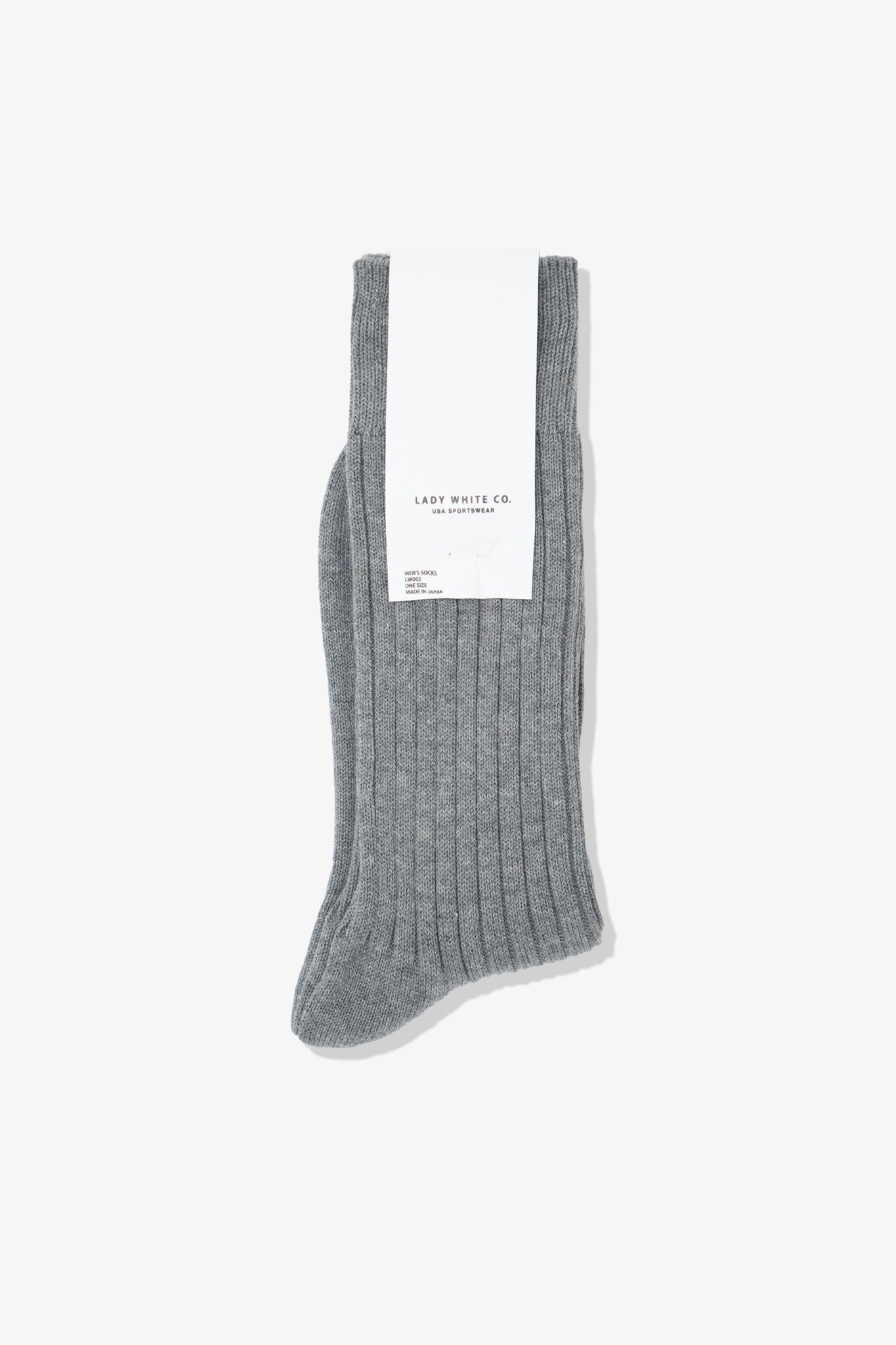 LW - C SOCK - DARK GREY MELANGE